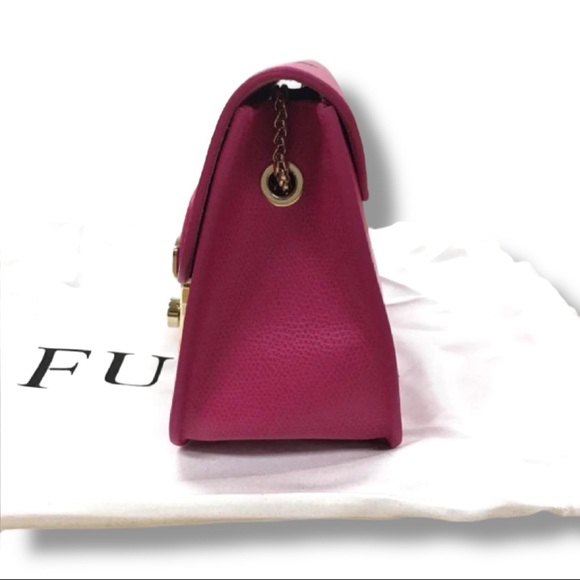 Furla Metropolis Mini Crossbody Bag Pink “Cool” Graffiti Print - Picture 5 of 7